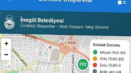 İnegöl’de Fiyatsız Otoparkların Anlık Doluluk Oranı Artık Cebinizde