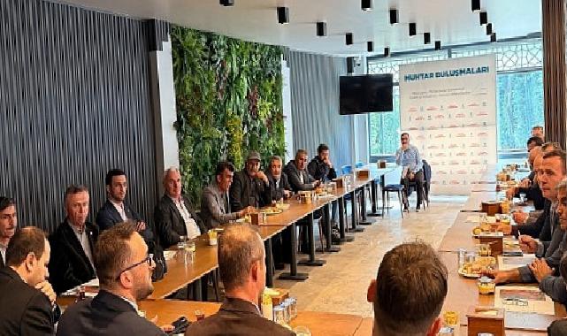 İSU’dan Ziraî Sulama Projesi İçin Bölge Muhtarlarıyla İstişare Toplantısı