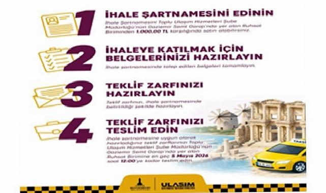 İzmir’in etraf ilçelerine 115 yeni taksi geliyor