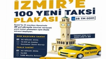 İzmir’in kent merkezine 100 yeni taksi