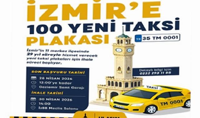 İzmir’in kent merkezine 100 yeni taksi