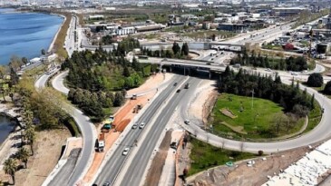 İzmit kıyı temas kolu trafiğe kapatılıyor