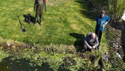 İzmit Millet Bahçesi’nde su göletine bilimsel çalışma