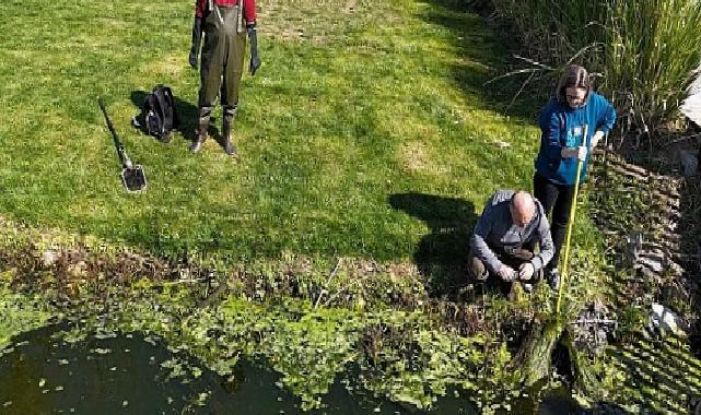 İzmit Millet Bahçesi’nde su göletine bilimsel çalışma
