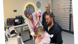 Kaan’ın birinci saç kesiti tatlı bir anıya dönüştü