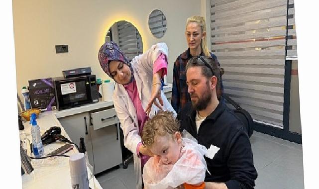 Kaan’ın birinci saç kesiti tatlı bir anıya dönüştü