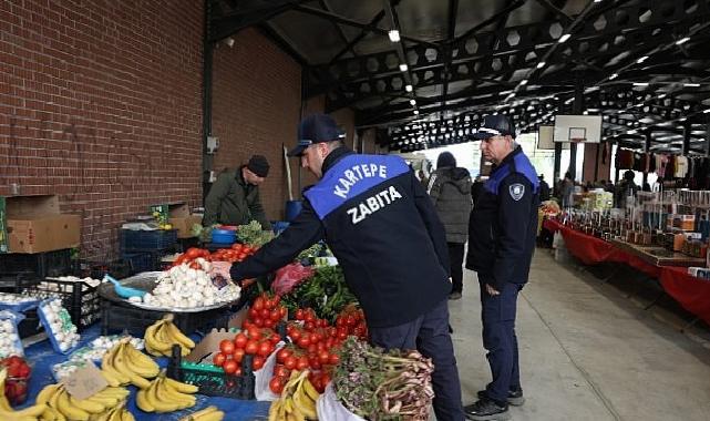 Kartepe Zabıtasından Pazar Kontrolü