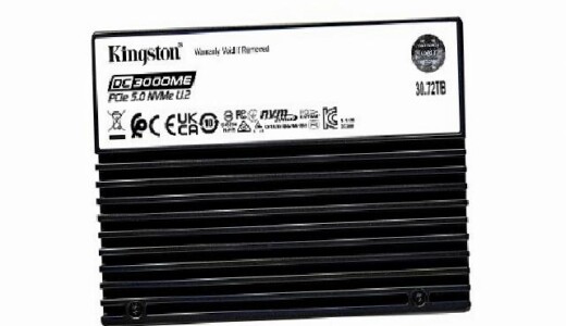 Kingston, Yeni Kuşak Data Merkezleri İçin 30,72 TB Gen5 U.2 NVMe SSD Modelini Tanıttı