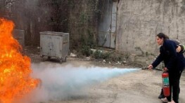 KOBİTEM’in yangın eğitimi ile hastaneler inançta