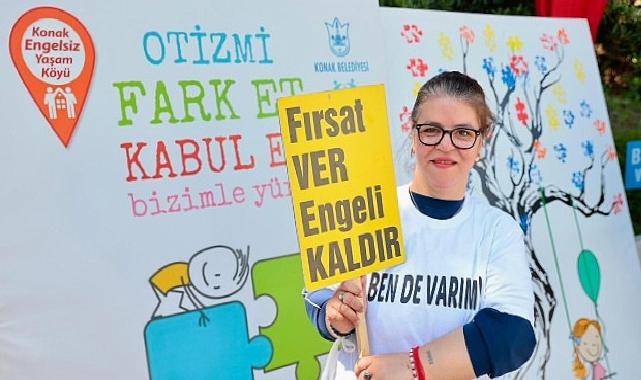 Konak’ta Otizm Farkındalık Günü’nde ‘Biz de Varız’ dediler