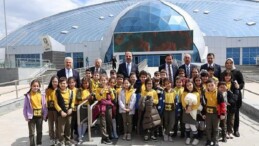 Konya Protokolü Bilim Merkezi’nde Öğrencilerle Buluştu