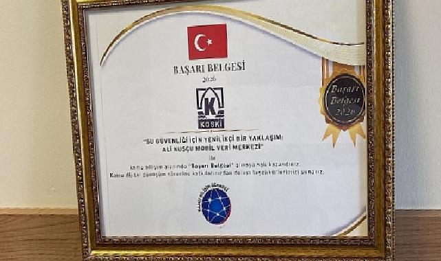 KOSKİ’ye “Dijital Birliktelik Zirvesi”nde Muvaffakiyet Dokümanı