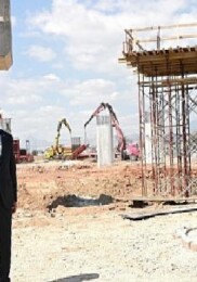 Lider Altay İnşası Süren TÜMOSAN Kavşağı’nda İncelemelerde Bulundu