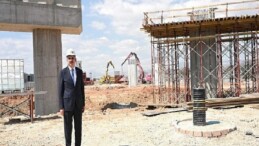 Lider Altay İnşası Süren TÜMOSAN Kavşağı’nda İncelemelerde Bulundu