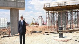 Lider Altay İnşası Süren TÜMOSAN Kavşağı’nda İncelemelerde Bulundu