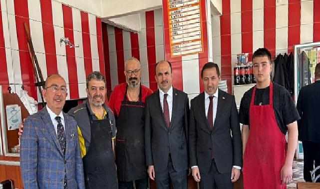 Lider Altay, Lider Kılca, Lider Kavuş, Karaman Caddesi’nde Esnaf ve Vatandaşlarla Buluştu