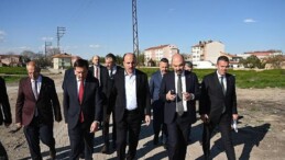 Lider Altay, Lider Kılca ve Genel Müdür Yılmaz Akçeşme Kentsel Dönüşüm Alanı ve Bayanlar Pazarı’nı İnceledi