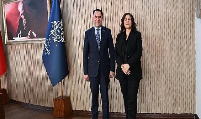 Lider Çerçioğlu’na Aile ve Toplumsal Hizmetler Vilayet Müdürü Türkoğlu’ndan ziyaret