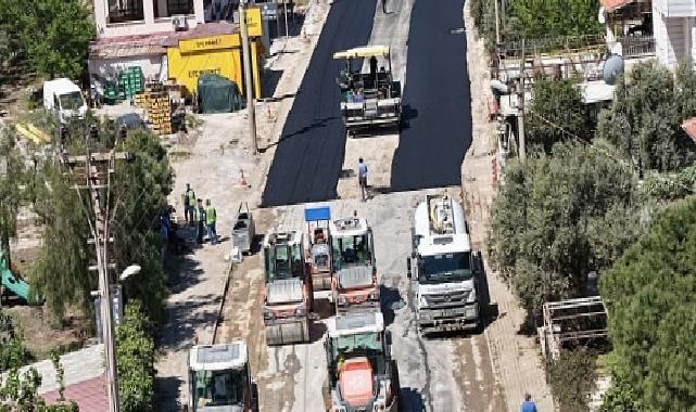 Lider Çerçioğlu’nun Çalışmaları ile Akbük Yolu Yenileniyor