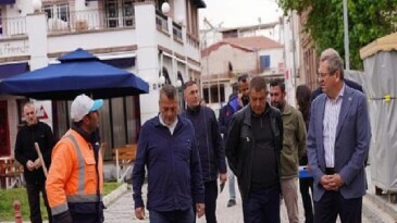 Lider Mesut Ergin Cunda’da Çalışmaları Yerinde İnceledi