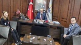 Lider Sezer Şampiyon Ulusal yüzücü Gökalp’i Tebrik Etti