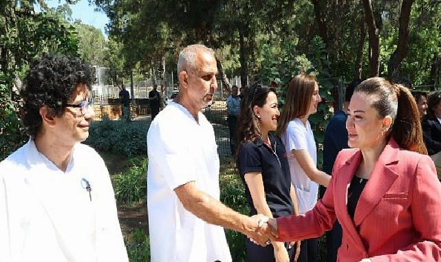 Lider Vekili Büşra Özdemir’den veteriner doktorlara ziyaret