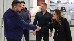 Lider Vekili Özdemir başpehlivanları ağırladı