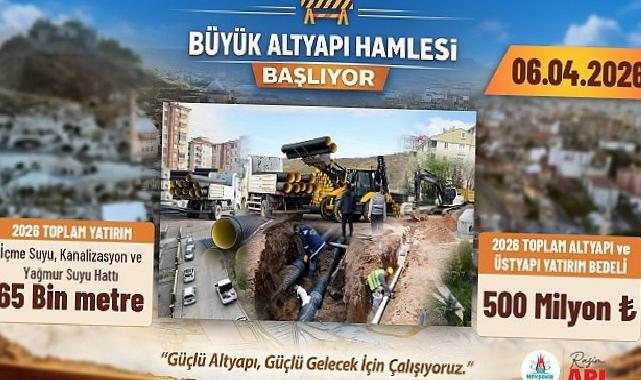 Nevşehir Belediyesi’nden Altyapı ve Üstyapıya 500 Milyonluk Dev Yatırım