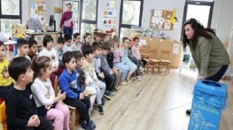 Nilüfer’de miniklere geri dönüşüm eğitimi