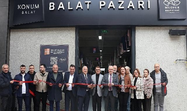 Nilüfer’in 8’inci giysi pazarı Balat’ta açıldı