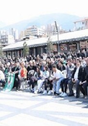Osmangazi Meydanı’nda Bursaspor Coşkusu Tepe Yaptı
