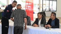 Tekirova dokumacılık pazarı kura çekimi yapıldı