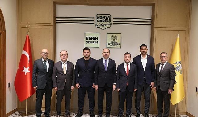 Türkiye Güreş Federasyonu Başkanı Akgül, Milli Olimpiyat Komitesi Lideri Çakır ve Ulusal Güreşçi Kayaalp Lider Altay’ı Ziyaret Etti