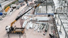 Yapılar yükseliyor, merkez biçimini alıyor