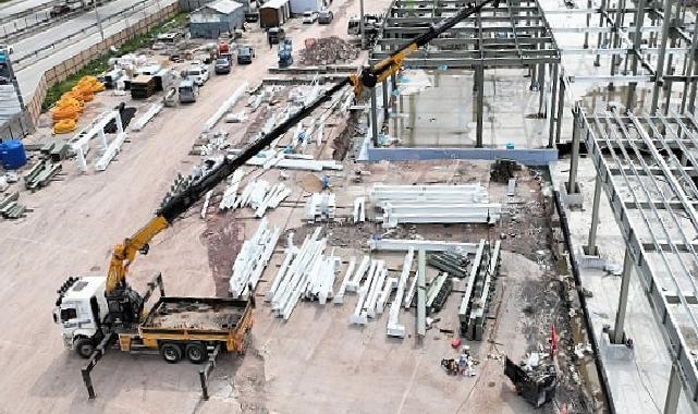 Yapılar yükseliyor, merkez biçimini alıyor