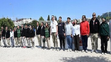 Yeşilay Küçükler Yıldızlar Türkiye Petank Şampiyonası Kemer’de başladı
