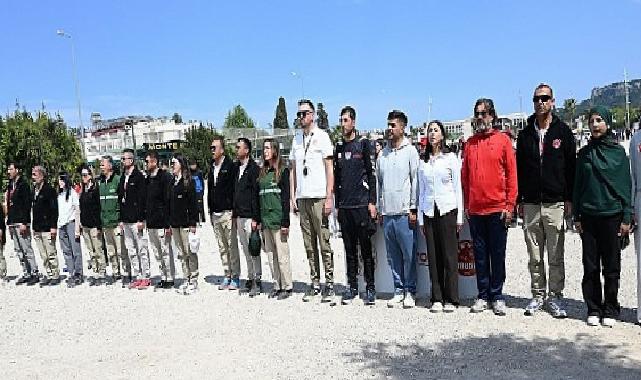 Yeşilay Küçükler Yıldızlar Türkiye Petank Şampiyonası Kemer’de başladı