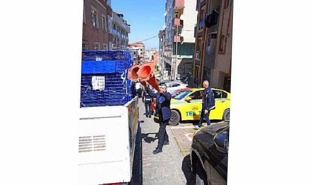 Zümrütevler ve Fındıklı mahallelerinde kaldırım ve yol işgalleri kaldırıldı