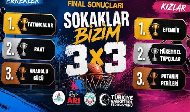 3×3 Basketbolda “Sokaklar Bizim” Şampiyonları Aşikâr Oldu