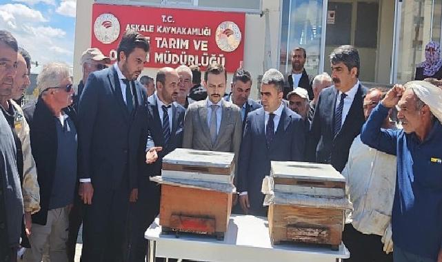 Akfen Yenilenebilir Güç’ten Dünya Arı Günü Kapsamında Aşkale’de Üreticilere Yüzde 70 Hibeli Arılı Kovan Dayanağı