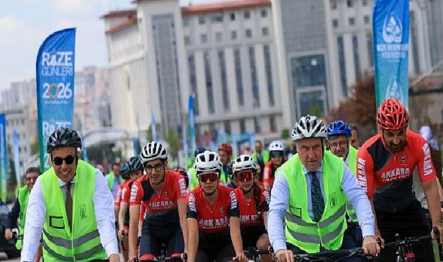 Ankara Rize Günleri’nde Pedallar Hareketli Hayat İçin Çevrildi