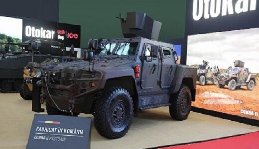Avrupa Birliği’nde Üretilen Birinci Türk Zırhlı Aracı “COBRA II” Romanya’da Sahneye Çıktı
