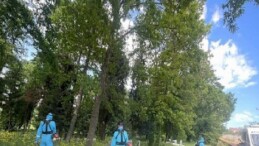 Bayram hazırlığında mezarlıklara özel bakım