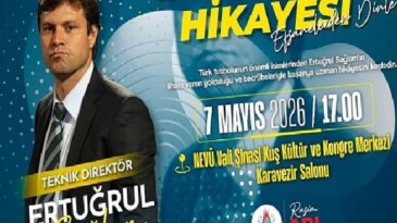 “Bir Muvaffakiyet Hikâyesi” Söyleşisinde Ertuğrul Sağlam’ı Ağırlayacağız