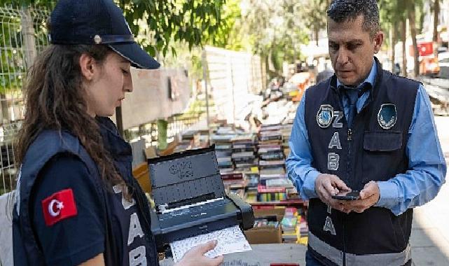 Bornova’da zabıta kontrollerine teknoloji gücü