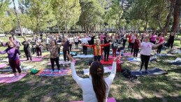 Bucalı bayanlar baharı sporla karşıladı
