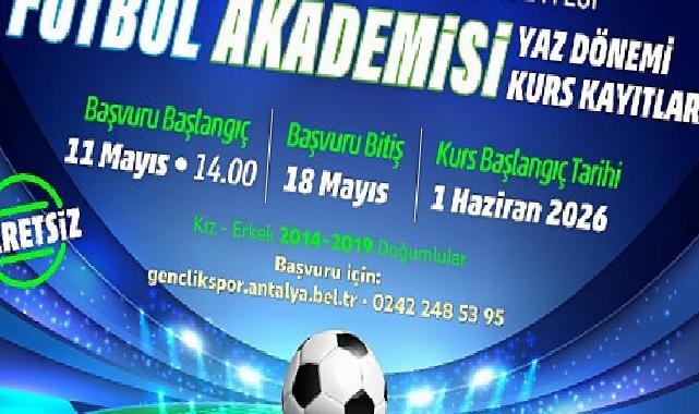 Büyükşehir Futbol Akademisi kayıtları başlıyor