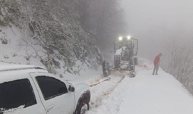 Büyükşehir takımları, mahsur kalanları da kurtardı