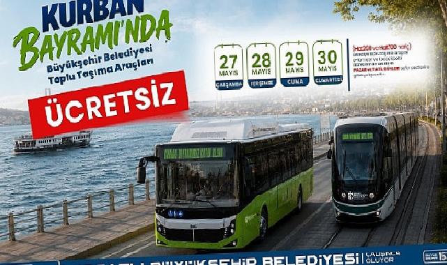 Büyükşehir’den bayramda fiyatsız ulaşım kolaylığı