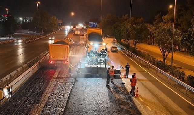 Büyükşehir’den Vilayetler Bankası Kavşağı’na sıcak asfalt 